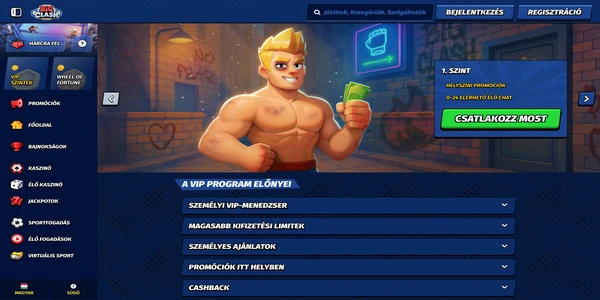 BigClash Casino VIP programja mobilon