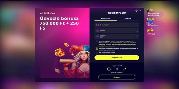 Slotoro Casino regisztrációs folyamata mobilon